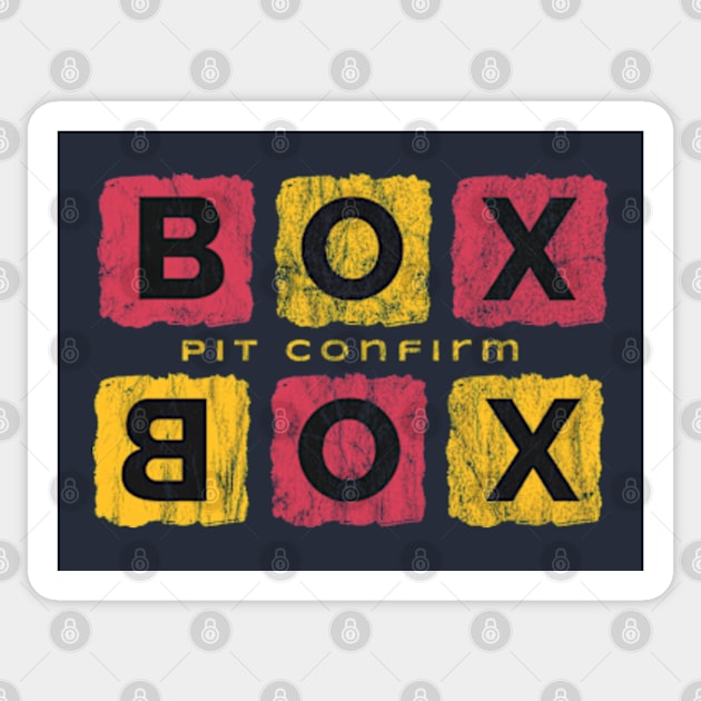 Pit Confirm Box Box Sticker by Worldengine